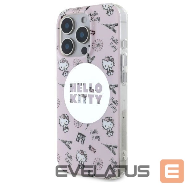 Другой аксессуар для телефона Hello Kitty Hello Kitty IML All Over Paris Magsafe Case for iPhone 16 Pro Max - Pink