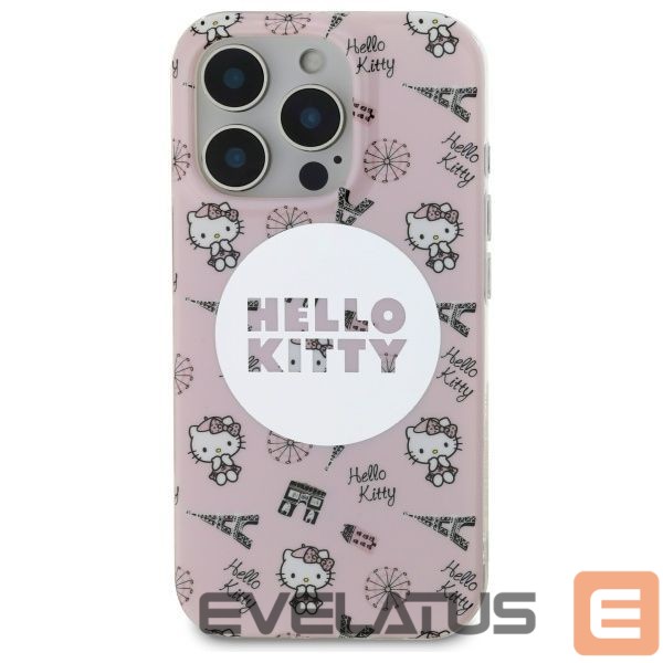 Другой аксессуар для телефона Hello Kitty Hello Kitty IML All Over Paris Magsafe Case for iPhone 16 Pro Max - Pink