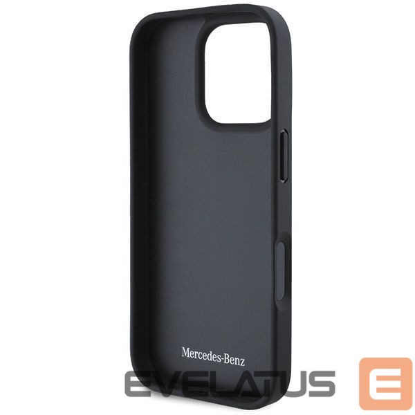 Другой аксессуар для телефона Mercedes-Benz Mercedes MB Curved Stitches Leather iPhone 16 Pro Max Case - Brown