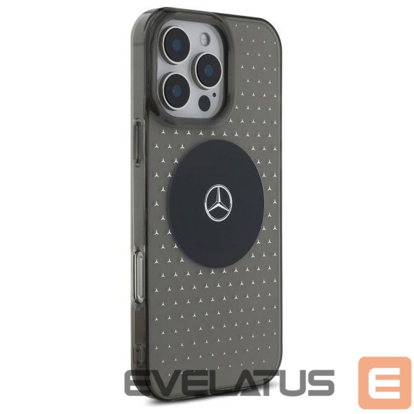 Другой аксессуар для телефона Mercedes-Benz Mercedes MB Case Star Pattern for iPhone 16 Pro - Black