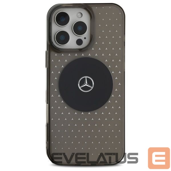 Другой аксессуар для телефона Mercedes-Benz Mercedes MB Case Star Pattern for iPhone 16 Pro - Black
