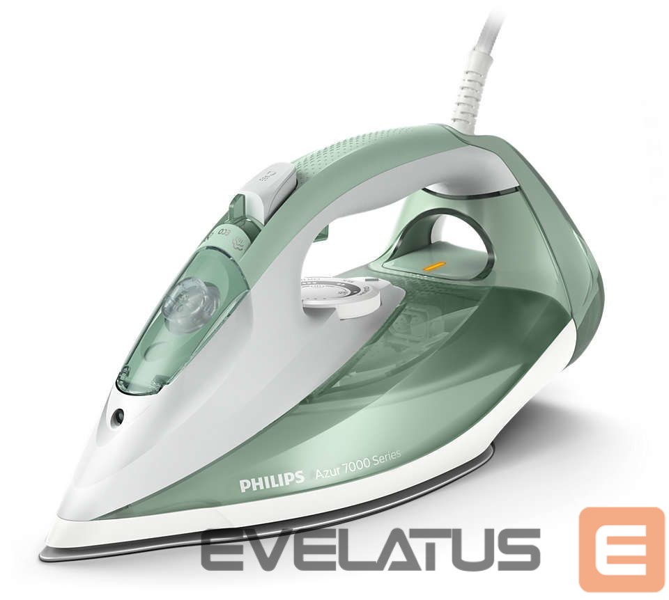 Утюг Philips DST7012/70 HV | Steam Iron | 2600 W | Water tank capacity 300 ml | Continuous steam 45 g/min | Steam boost performance 220 g/min | Desert Green/Gray