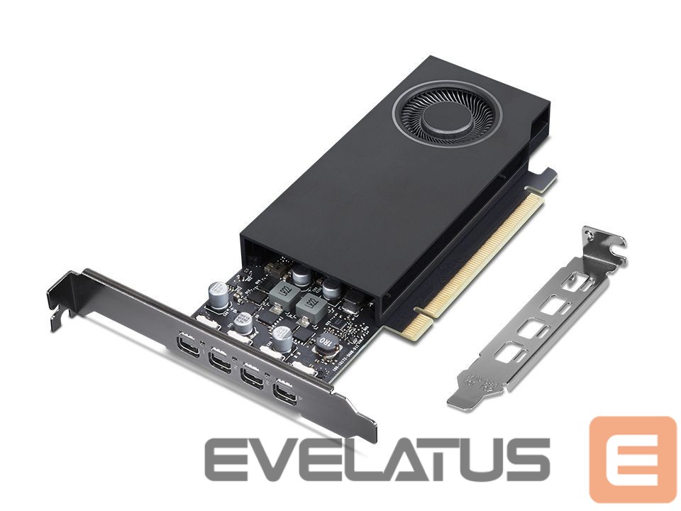 Графическая карта / Видеокарты Lenovo NVIDIA RTX A400 4GB mini-DP*4 GDDR6 Graphics card |
