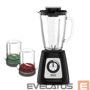 Миксеры и блендеры TEFAL  Blender BL438831 BlendForce Tabletop, 800 W, Jar material Glass, Jar capacity 1.25 L, Ice crushing, Black 