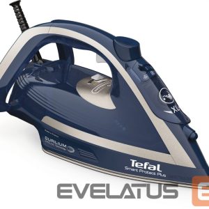 Утюг TEFAL  FV6872E0 Steam Iron, 2800 W, Water tank capacity 270 ml, Continuous steam 40 g/min, Blue/Silver 