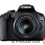 Цифровая фотокамера Canon  EOS 2000D 18-55 IS II EU26 SLR Camera Kit, Megapixel 24.1 MP, Image stabilizer, ISO 12800, Display diagonal 3.0 ", Wi-Fi, Video recording, APS-C, Black 