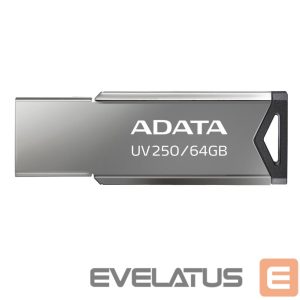 Флеш-накопитель ADATA  USB Flash Drive UV250 64 GB, USB 2.0, Silver 