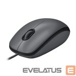 Компьютерная мышь Logitech  Mouse  M100 Optical, Black, Wired 