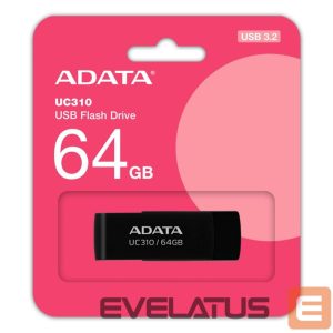 Флеш-накопитель ADATA  UC310 64GB USB Flash Drive, Black 