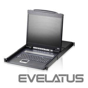 Сервер - Прочие аксессуары Aten  CL1308N-ATA-AG 8-Port PS/2-USB VGA 19" LCD KVM Switch 