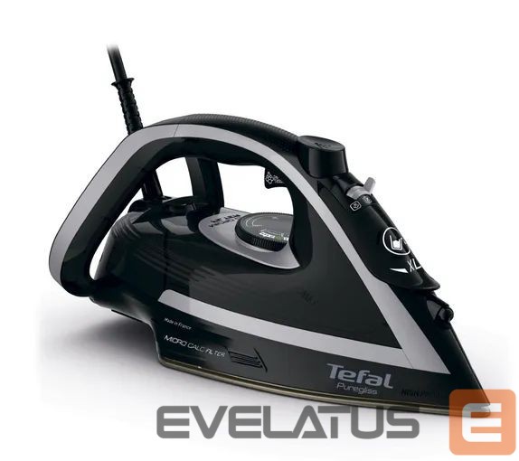 Утюг TEFAL FV8062 Puregliss Iron , Black/Grey |