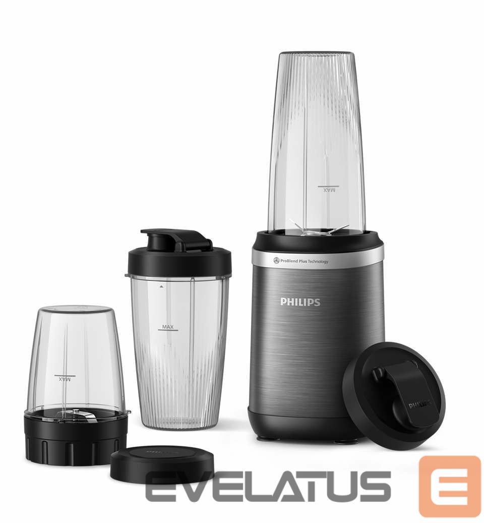 Миксеры и блендеры Philips Blender | HR2767/00 | Tabletop | 1000 W | Jar material Plastic | Jar capacity 0.3 + 0.5 + 0.7 L | Ice crushing | Black
