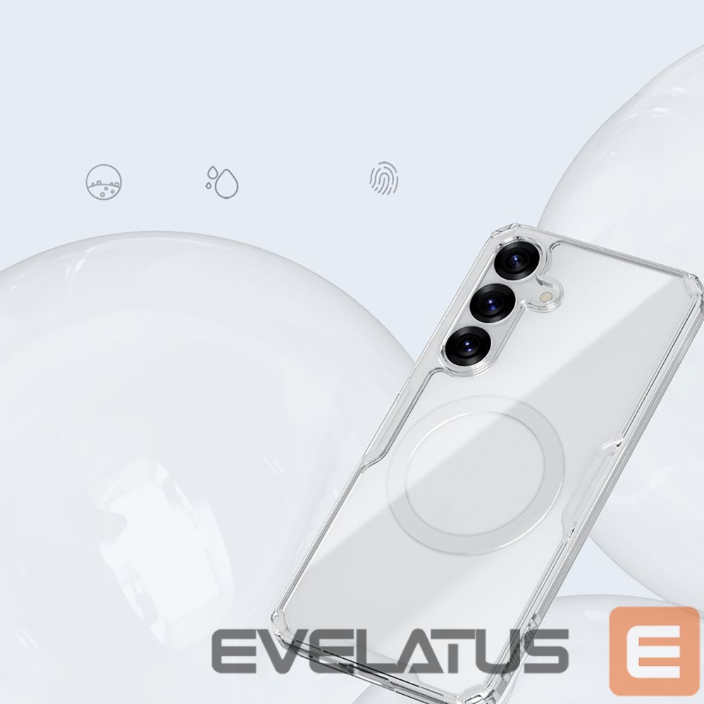 Чехол на заднюю панель Nillkin Nillkin Nature TPU Pro Magnetic Case with MagSafe for Samsung S25+ - White