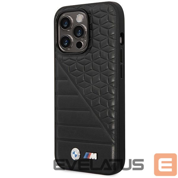 Чехол на заднюю панель BMW BMW Bi Pattern Case for iPhone 14 Pro 6.1" - Black