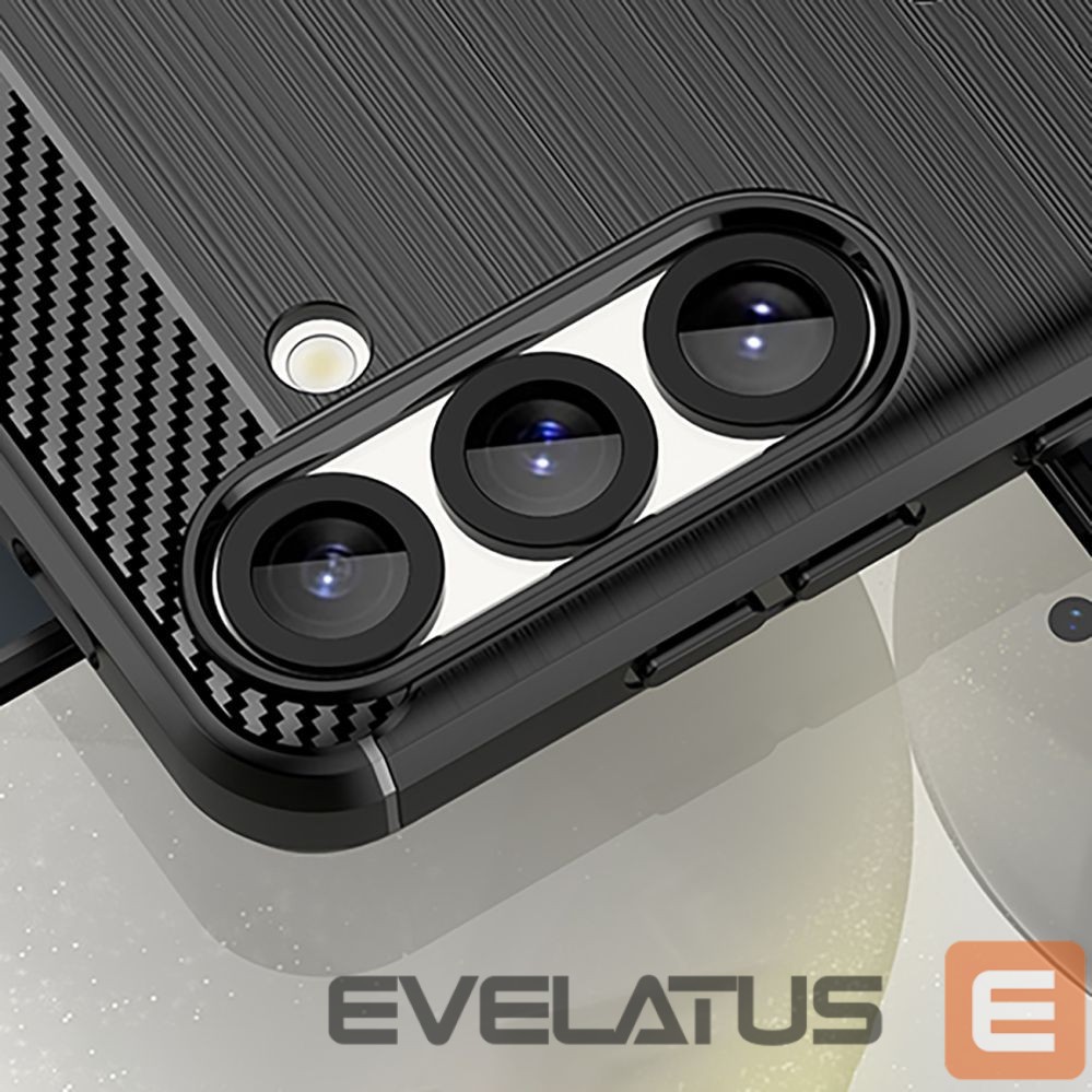 Чехол на заднюю панель Hurtel Carbon Case for iPhone 16e - Black
