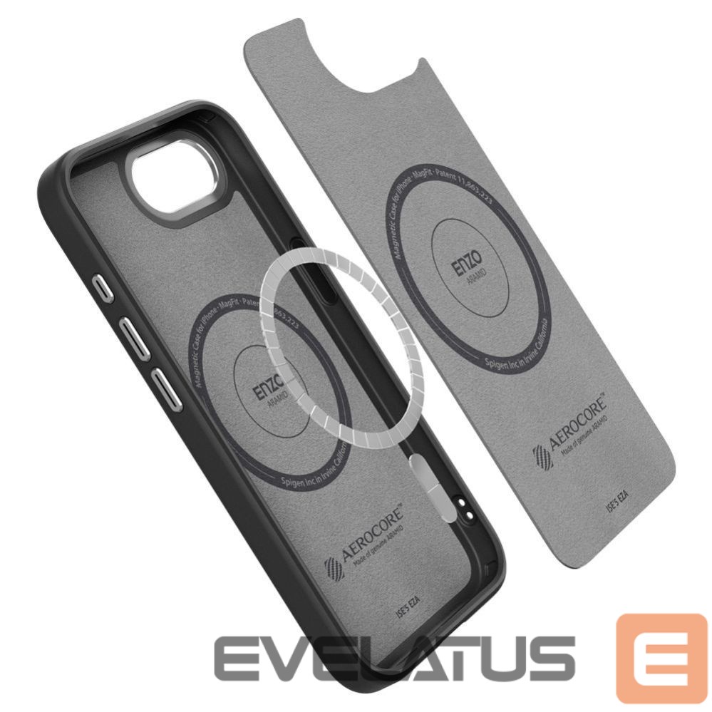Чехол на заднюю панель Spigen Spigen Enzo Aramid MagSafe iPhone 16e Case - Black