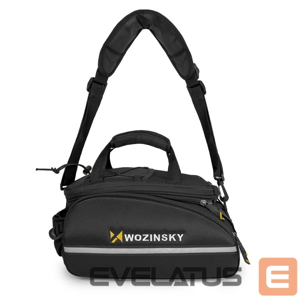Аксессуар для велосипеда Wozinsky Wozinsky large bike rack bag 35l + rain cover black (WBB19BK)