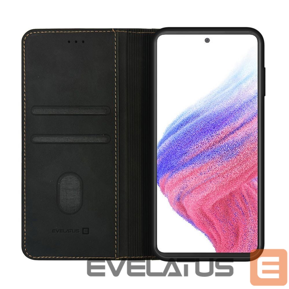 Чехол книжка Evelatus Samsung Galaxy A53 Book Case Folio Black