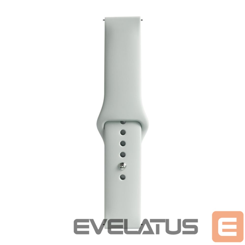 Ремешок Evelatus Evelatus Watch 20mm Silicone Loop Watch Straps (130mm M/L) Silver
