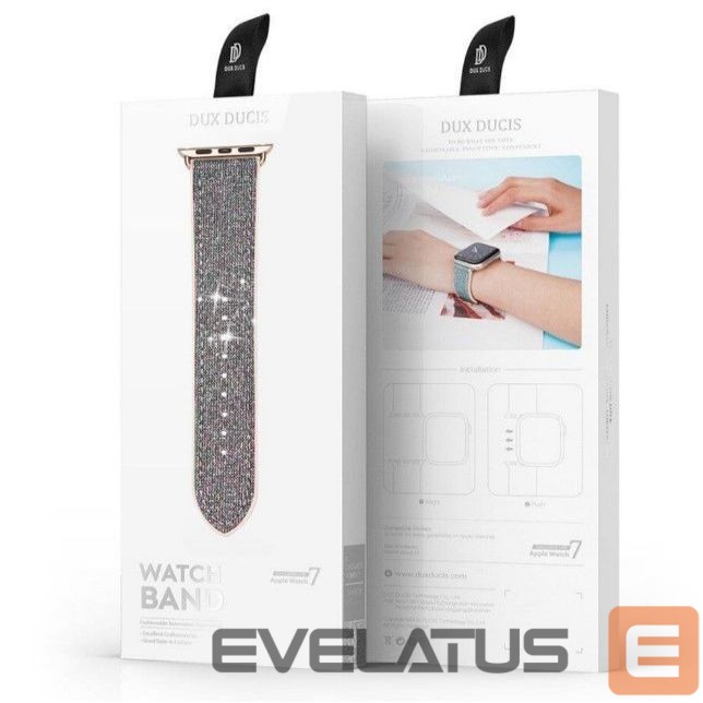 Ремешок Dux Ducis Strap Watch 7 Band 7/6/5/4/3/2 / SE (41/40 / 38mm) Wristband Bracelet Silver