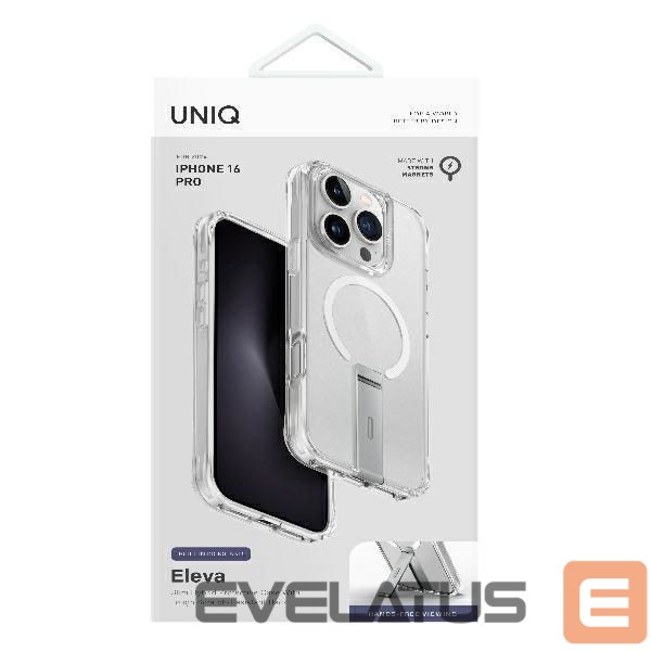Другой аксессуар для телефона UNIQ Uniq Eleva with Vertica Stand Case for iPhone 16 Pro - Transparent
