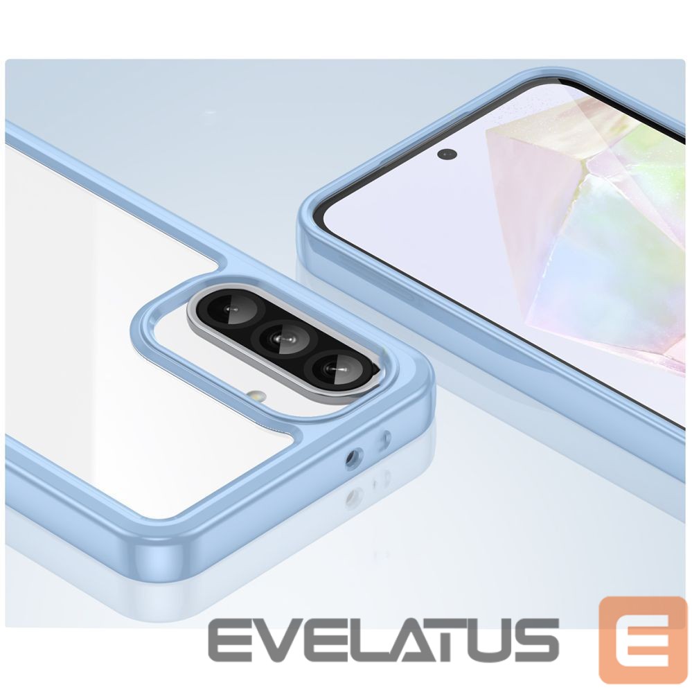 Чехол на заднюю панель Hurtel Outer Space Case for Samsung Galaxy A26 Cover with Flexible Frame - Blue