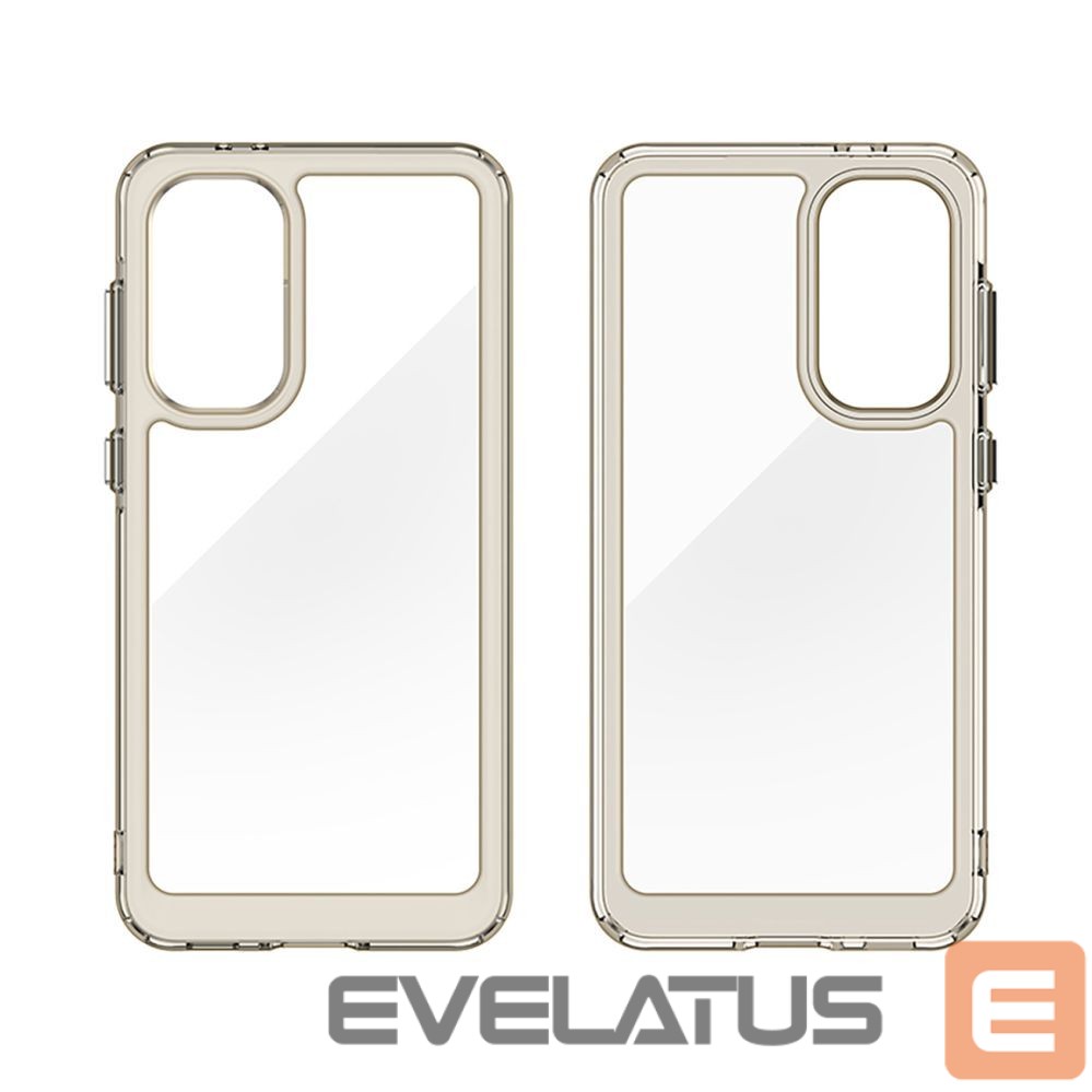 Чехол на заднюю панель Hurtel Outer Space Case for Samsung Galaxy A36 Cover with Flexible Frame - Semi-Transparent, Black
