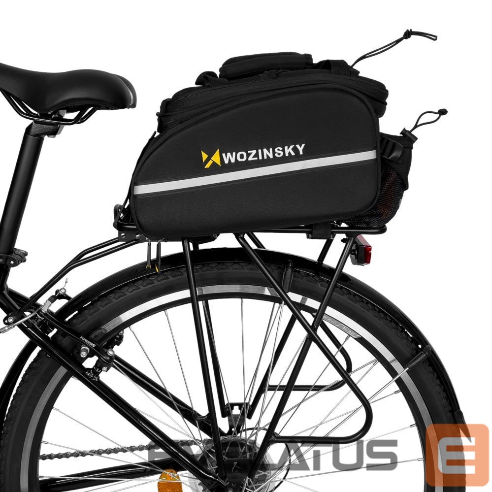 Аксессуар для велосипеда Wozinsky Wozinsky large bike rack bag 35l + rain cover black (WBB19BK)