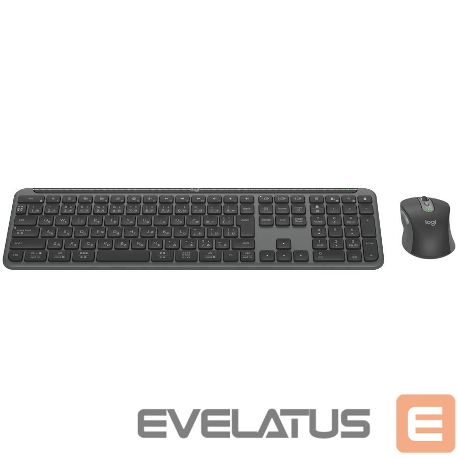 Компьютерная клавиатура Logitech LOGITECH Signature Slim Combo MK950 for Business - GRAPHITE - US INT'L - 2.4GHZ/BT - INTNL-973