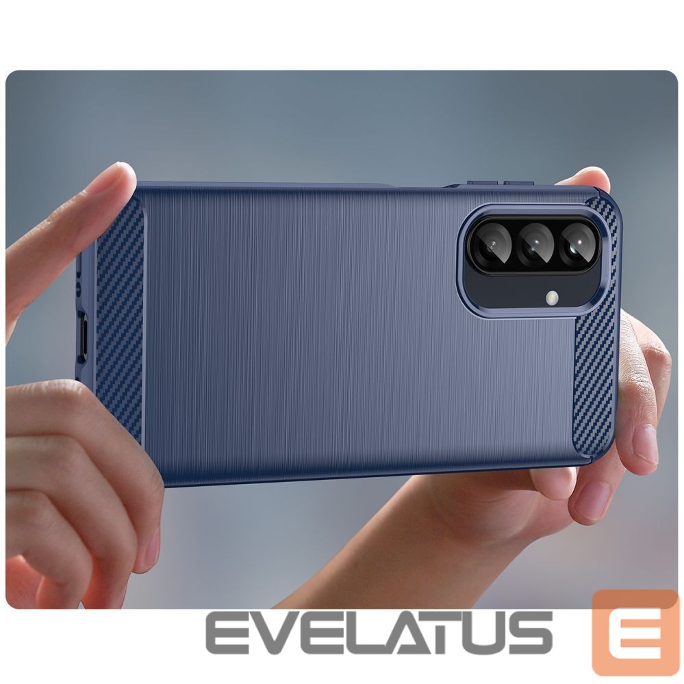 Чехол на заднюю панель Hurtel Carbon Case for Samsung Galaxy A26 - Blue