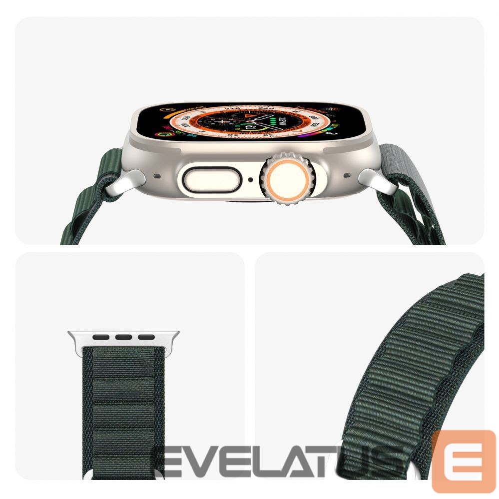 Ремешок Dux Ducis Sport strap with buckle for Apple Watch 9 / 8 / 7 / 6 / SE / 5 / 4 / 3 / 2 / 1 (41, 40, 38 mm) Dux Ducis Strap GS Version - green Green