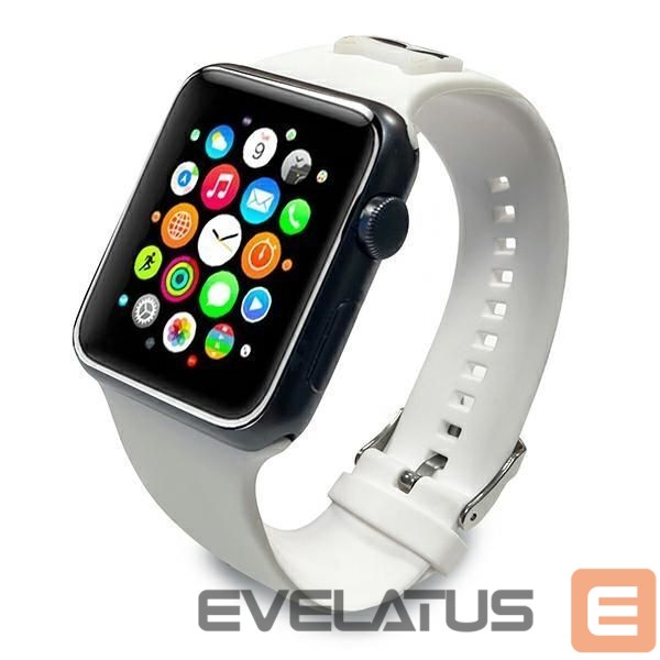 Чехол на заднюю панель Karl Lagerfeld Karl Lagerfeld Silicone Choupette Heads Strap for Apple Watch 38/40/41mm - White