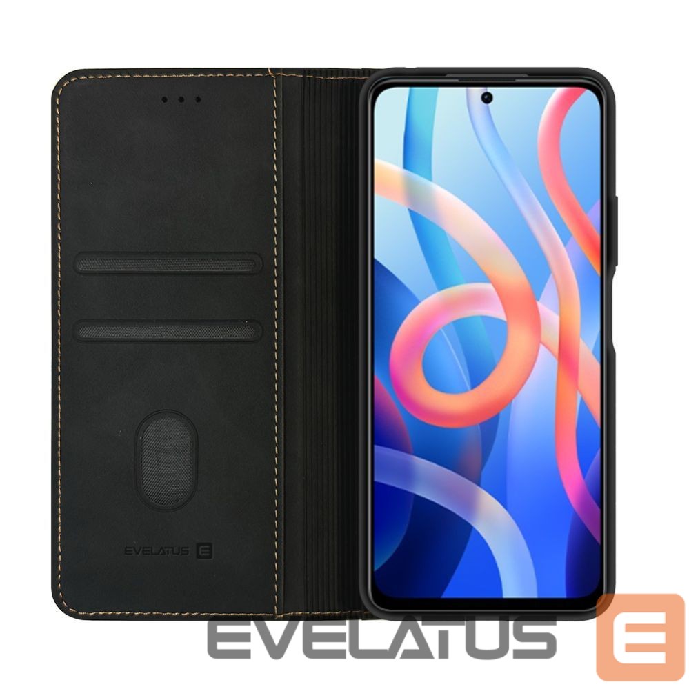 Чехол книжка Evelatus Xiaomi Redmi 15 5G Book Case Folio Black