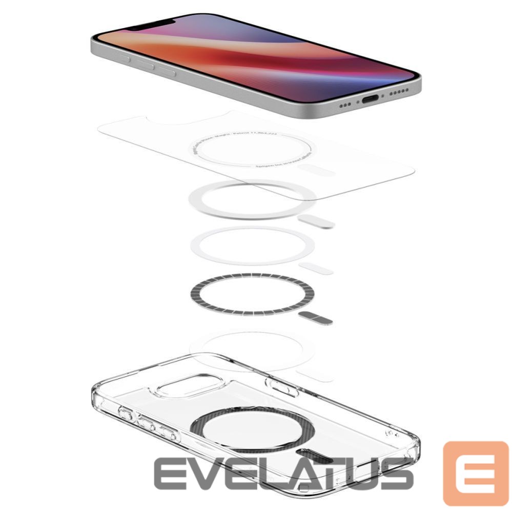 Чехол на заднюю панель Spigen Spigen Ultra Hybrid MagSafe iPhone 16e Carbon Fiber Case - Clear