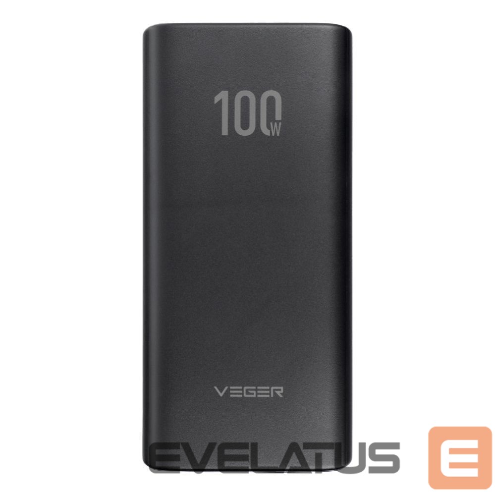 Внешний аккумулятор Veger Powerbank Veger T100 (W2032C-100) PD QC3.0 5A 100W 20000 mAh black