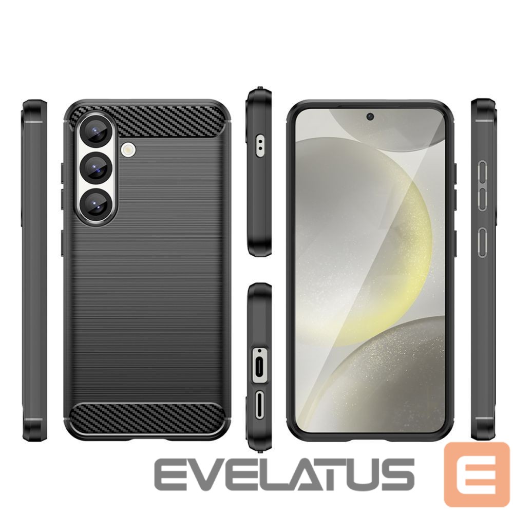 Чехол на заднюю панель Hurtel Carbon Case for iPhone 16e - Black