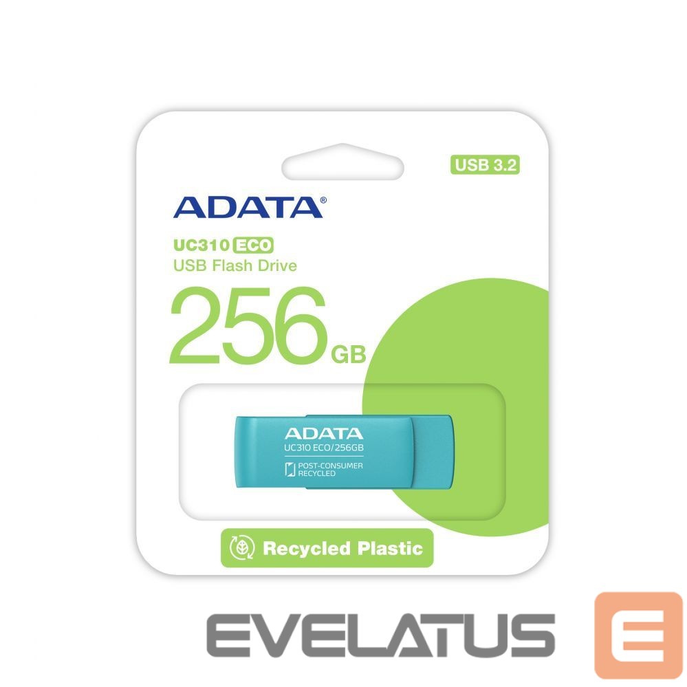Флеш-накопитель ADATA UC310 ECO 256GB USB Flash Drive