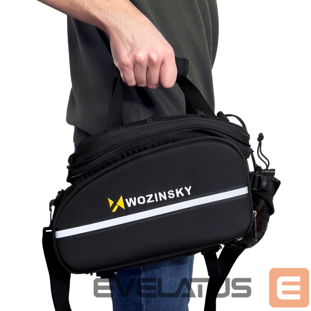 Аксессуар для велосипеда Wozinsky Wozinsky large bike rack bag 35l + rain cover black (WBB19BK)