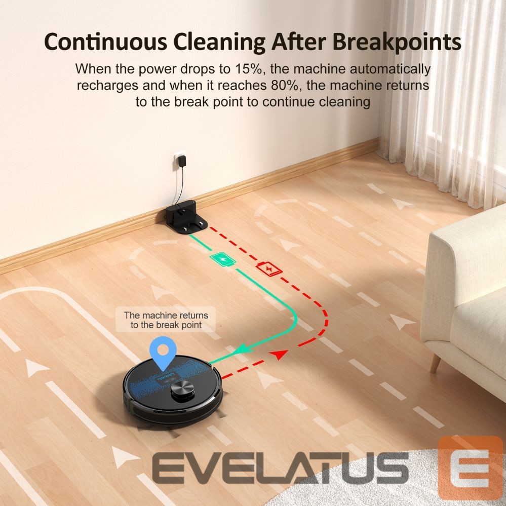 Пылесос Lubluelu SL60D Cleaning Robot (Black)