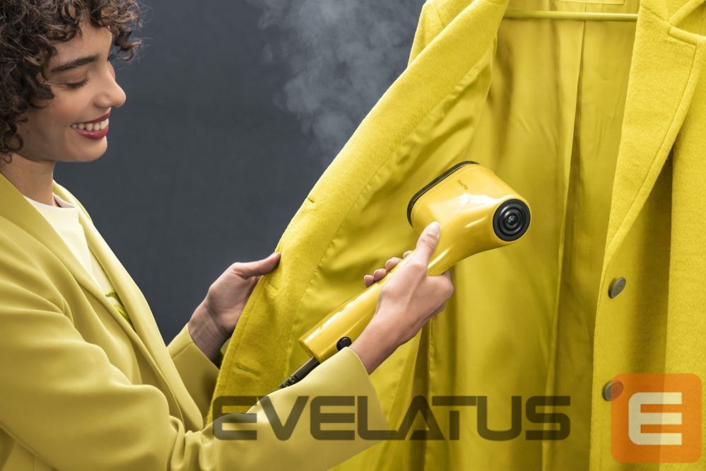 Пароочистители TEFAL DT2026E1 Handheld Garment Steamer Pure Pop, Power 1300W, Water tank 0.07 L, Yellow
