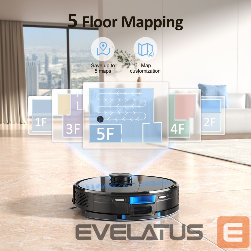 Пылесос Lubluelu SL60D Cleaning Robot (Black)