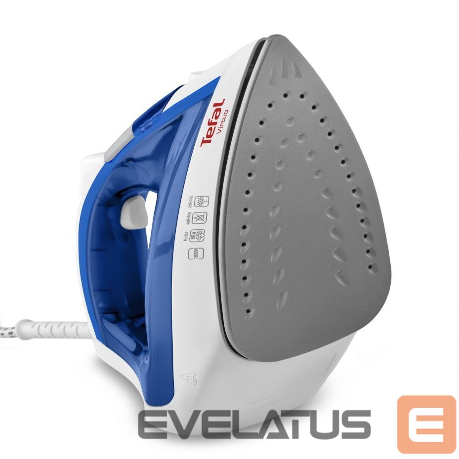 Утюг TEFAL Virtuo FV1711 Ferro a vapore Durilium 1800W Viola, Bianco ferro da stiro