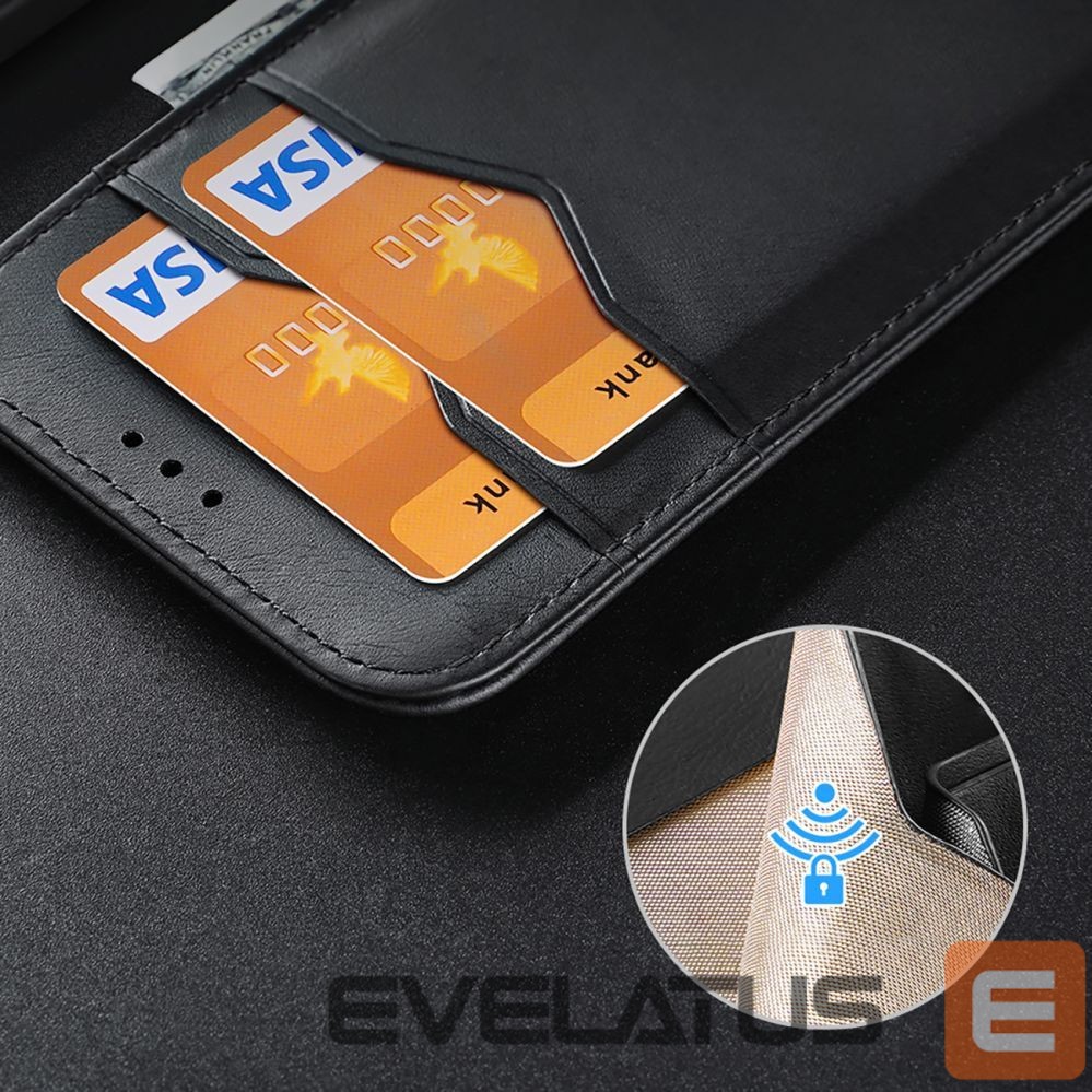 Чехол на заднюю панель Dux Ducis Dux Ducis Hivo Samsung Galaxy S25 Edge Case with Flip and RFID Protection - Black