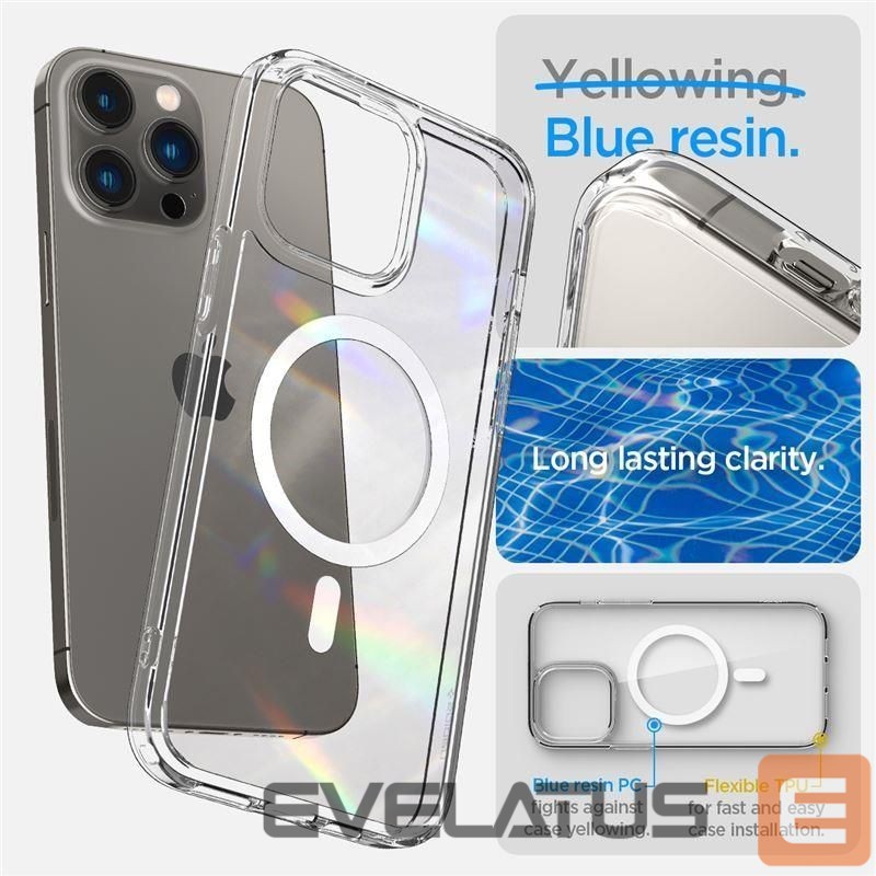 Чехол на заднюю панель Spigen White || Transparent