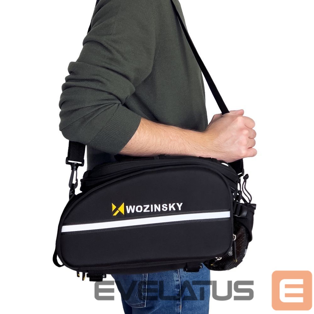 Аксессуар для велосипеда Wozinsky Wozinsky large bike rack bag 35l + rain cover black (WBB19BK)