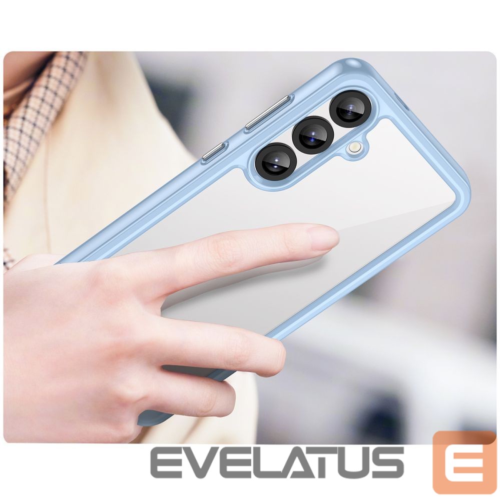 Чехол на заднюю панель Hurtel Outer Space Case for Samsung Galaxy A36 Cover with Flexible Frame - Blue