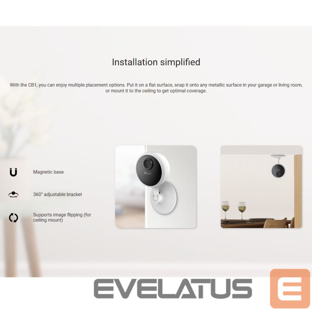 Видеокамера EZVIZ CB1 1080p IP Wi-Fi CS-CB1-R100-1K2WF