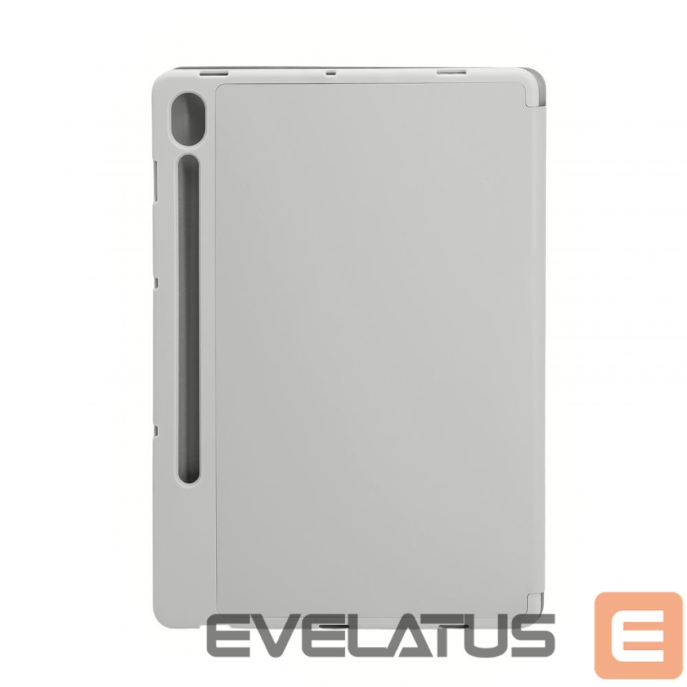 Чехол книжка Evelatus Galaxy Tab S9 FE Tablet case with imitate microfiber inside Silver