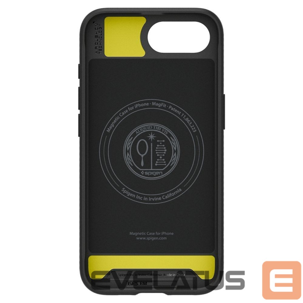 Чехол на заднюю панель Spigen Spigen Rugged Armor MagSafe case for iPhone 16e - black