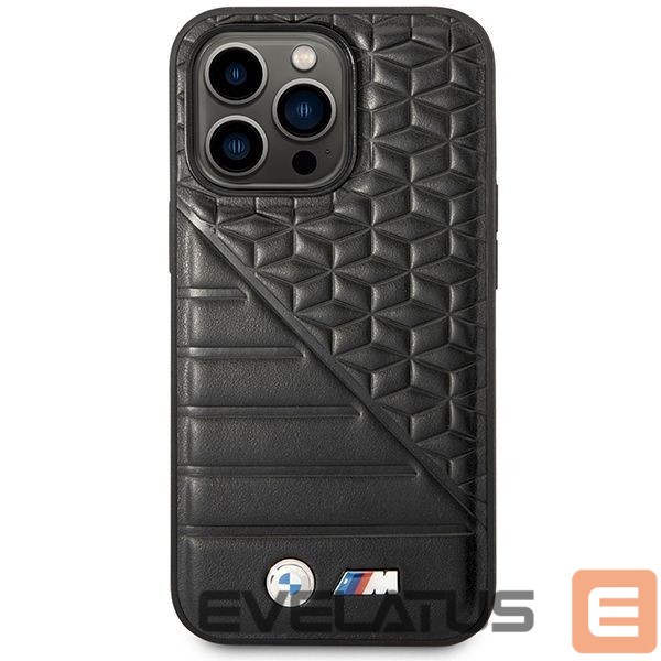 Чехол на заднюю панель BMW BMW Bi Pattern Case for iPhone 14 Pro 6.1" - Black